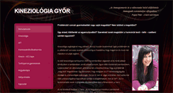 Desktop Screenshot of kineziologia-gyor.hu